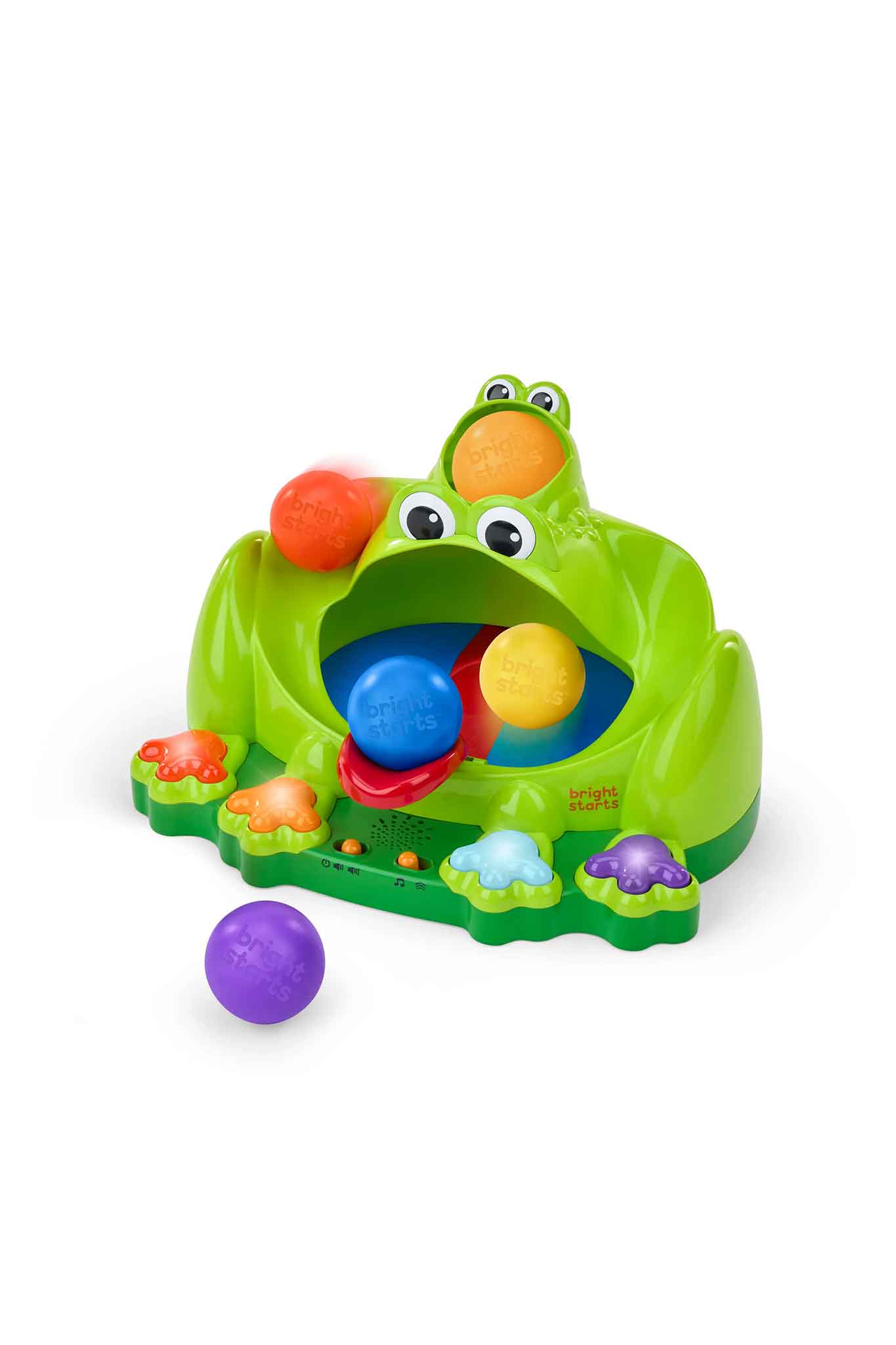 Bright Starts Poppin' Ball Frog Ball Play Toy