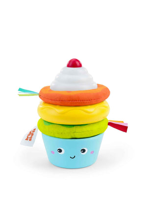 Bright Starts Cupcake Tower Stacking Toy With Teether