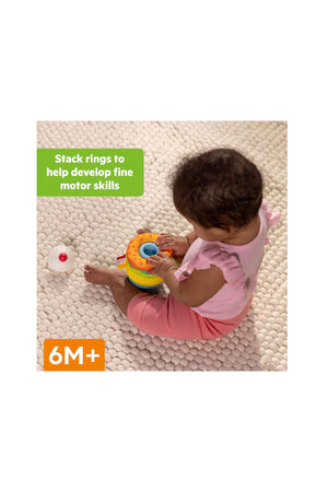 Bright Starts Cupcake Tower Stacking Toy With Teether
