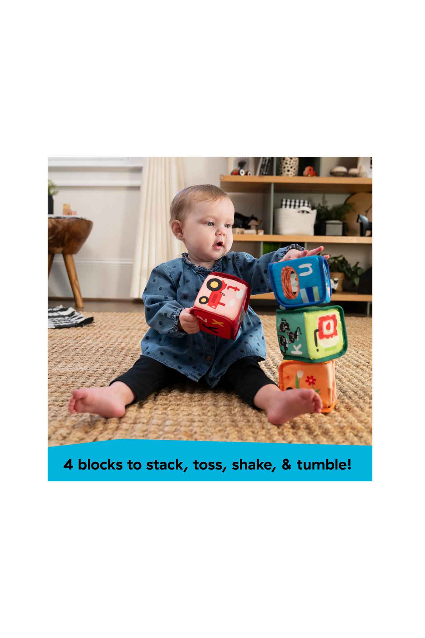 Baby Einstein Alpha Stacks Soft Blocks