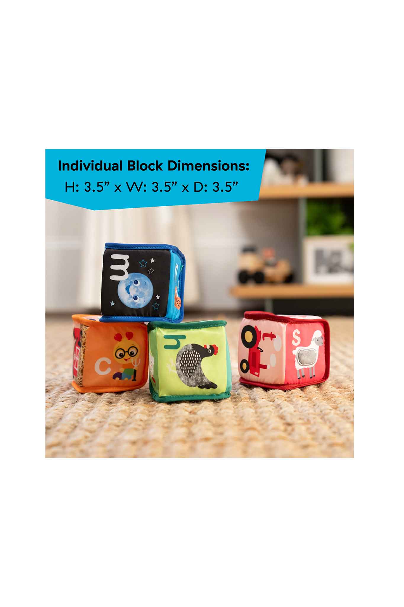 Baby Einstein Alpha Stacks Soft Blocks