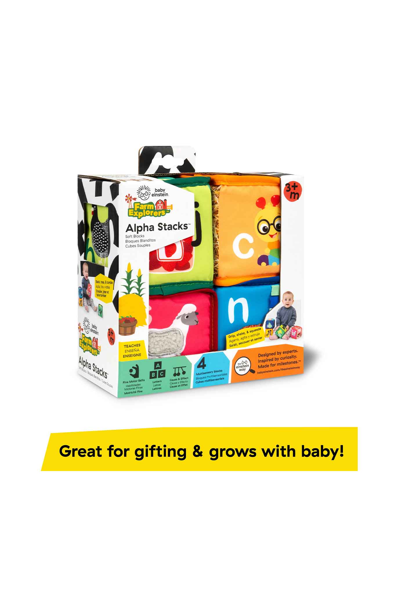 Baby Einstein Alpha Stacks Soft Blocks