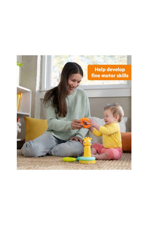 Bright Starts Giraffe Tower Stacking Toy