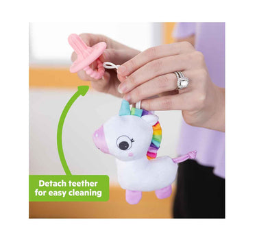 Bright Starts Soothemate Plush Teether Toy - Unicorn