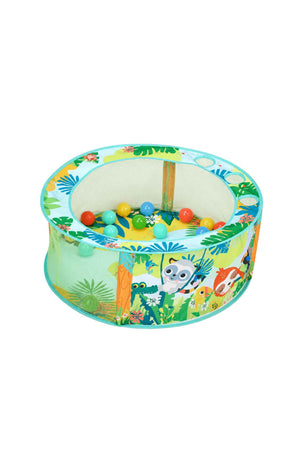 Bright Starts Rowdy Rainforest Stow & Go Ball Pit