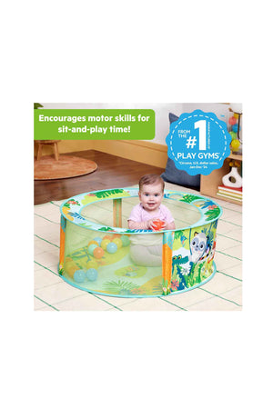 Bright Starts Rowdy Rainforest Stow & Go Ball Pit