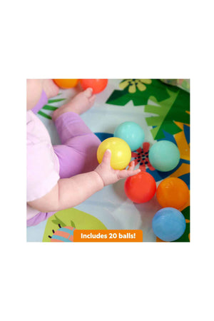 Bright Starts Rowdy Rainforest Stow & Go Ball Pit