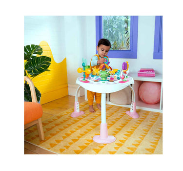Bright Starts Bounce Bounce Baby 2-In-1 Activity Jumper & Table Playful Palms