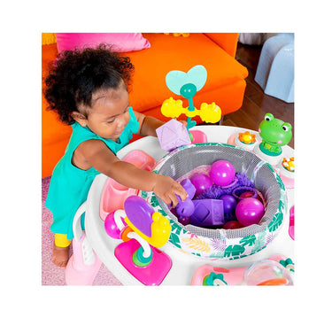 Bright Starts Bounce Bounce Baby 2-In-1 Activity Jumper & Table Playful Palms