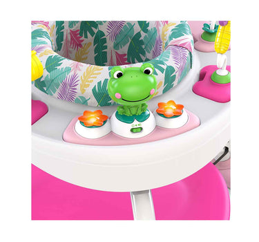 Bright Starts Bounce Bounce Baby 2-In-1 Activity Jumper & Table Playful Palms