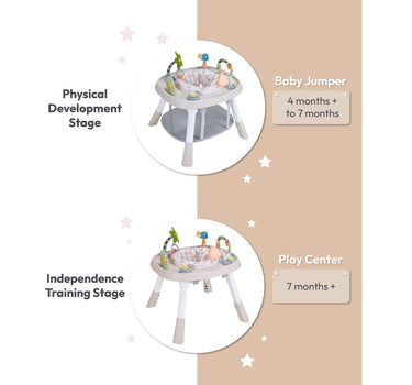 Bueno Grow360 10In1 Multifunction High Chair & Activity Center Beige 2G