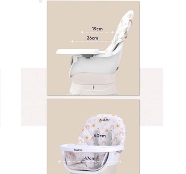 Bueno Grow360 10In1 Multifunction High Chair & Activity Center Beige 2G
