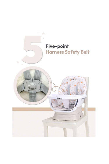 Bueno Grow360 10In1 Multifunction High Chair & Activity Center Beige 2G