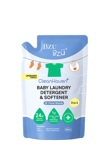 BZU BZU CleanHaven Baby Laundry Detergent & Softener 2-in-1 800ml