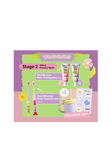 BZU BZU DentiBiome Stage 2 Kids Oral Care Kit