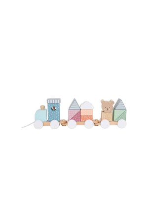 Jabadabado Train With Blocks Teddy