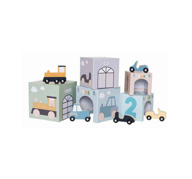 Jabadabado Stacking Cubes Vehicles 1-5