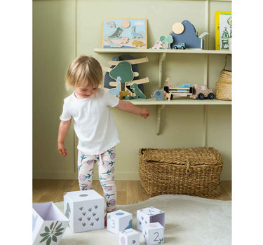 Jabadabado Stacking Cubes Dino 1-10