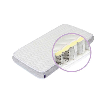 Clevamama Premium Deluxe ClevaFoam Pocket Sprung Cot Bed Mattress 140cm x 70cm