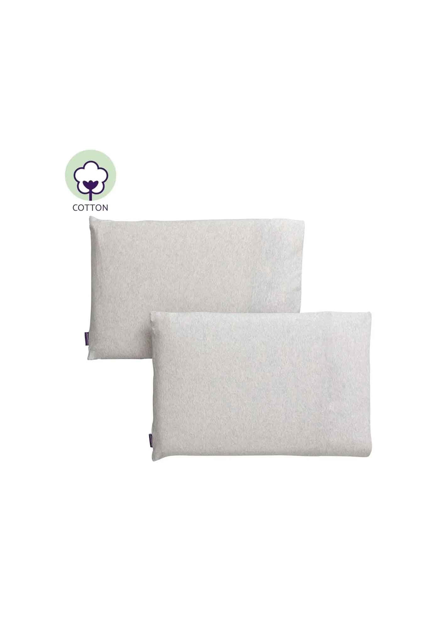 Clevamama Jersey Cotton Junior Pillowcase 2pk