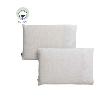 Clevamama Jersey Cotton Junior Pillowcase 2pk