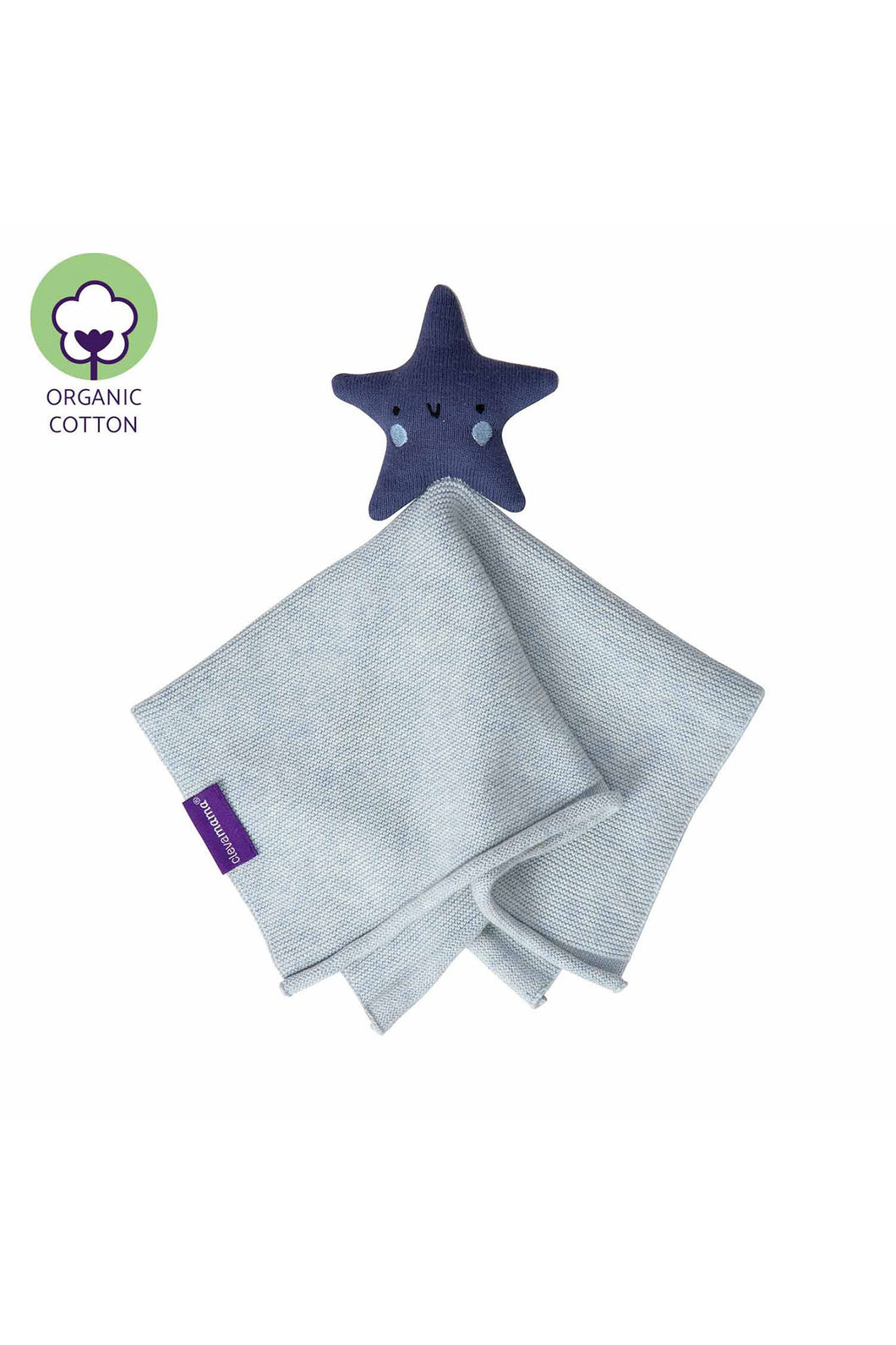 Clevamama Shooting Star Comforter Organic Cotton Knit