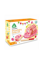 Load image into Gallery viewer, Early Learning Centre Wooden Strawberry Swiss Roll
