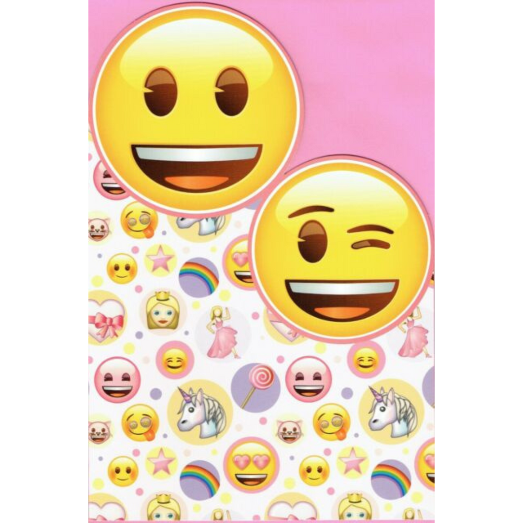 Gemma Greeting Card Emoji Smiley Unicorn Rainbow