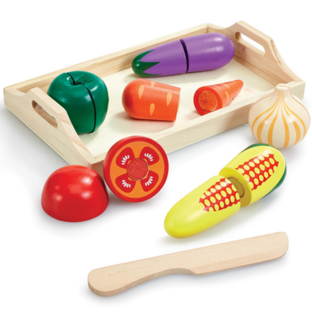 Addo Woodlets Slicing Food Playset Vegetables