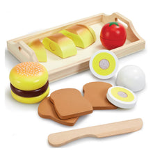 Load image into Gallery viewer, Addo Woodlets Slicing Playset Sandwich
