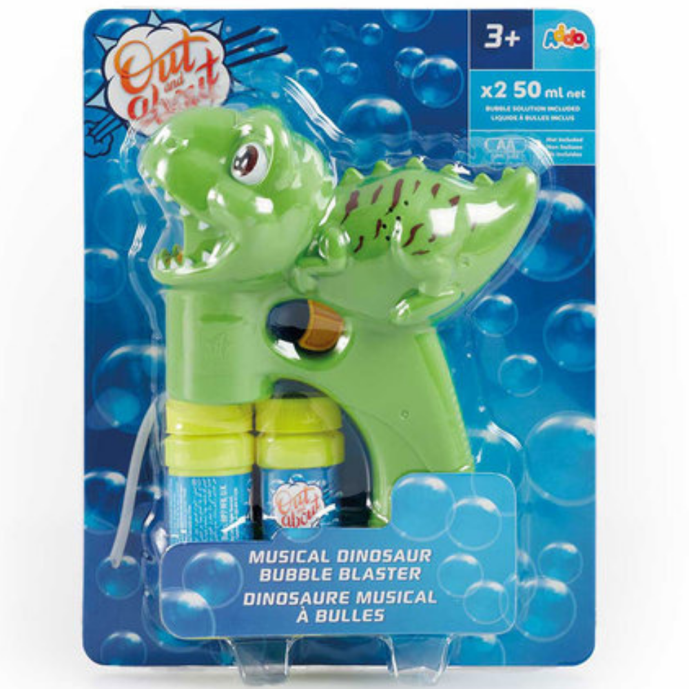 Addo Out And About Bubble Blaster Musical Dinosaur