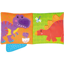 Load image into Gallery viewer, Galt Teether Soft Book Dinosaur
