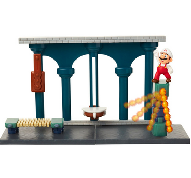 Jakks Super Mario Lava Castle Playset with 2.5in Figure