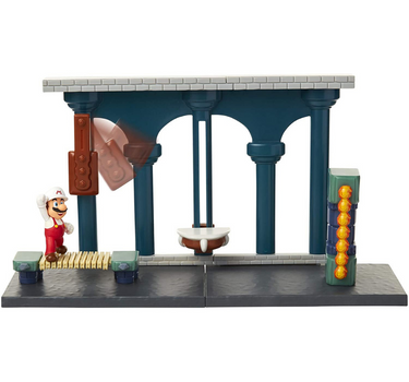 Jakks Super Mario Lava Castle Playset with 2.5in Figure