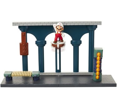 Jakks Super Mario Lava Castle Playset with 2.5in Figure