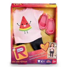 Load image into Gallery viewer, Addo R Friends Melon T-Shirt &amp; Jeans
