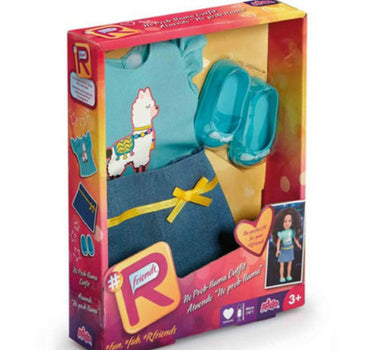 Addo R Friends No Prob-Llama Top & Skirt Set Teal