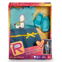 Load image into Gallery viewer, Addo R Friends No Prob-Llama Top &amp; Skirt Set Teal
