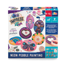 Load image into Gallery viewer, Addo Out To Impress Pebble Painting Neon
