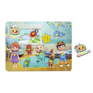 RMS Cocomelon Wodden Character Peg Puzzle Board