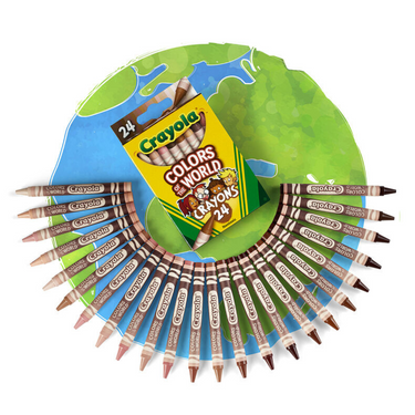 Crayola Colour Of The World Set 24 Crayon