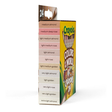Crayola Colour Of The World Set 24 Crayon