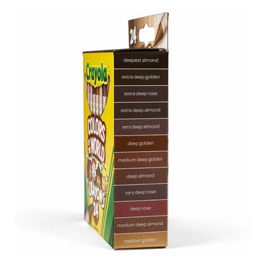 Crayola Colour Of The World Set 24 Crayon