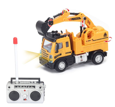 WJ Tech Remote Control 1:64 Digger Truck