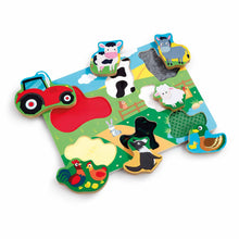 Load image into Gallery viewer, Addo Woodlets Touch &amp; Feel Farm Puzzle
