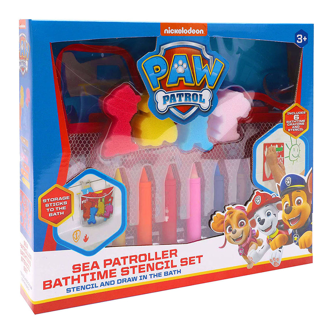 Paw Patrol Sea Patroller Bathtime Stencil Set