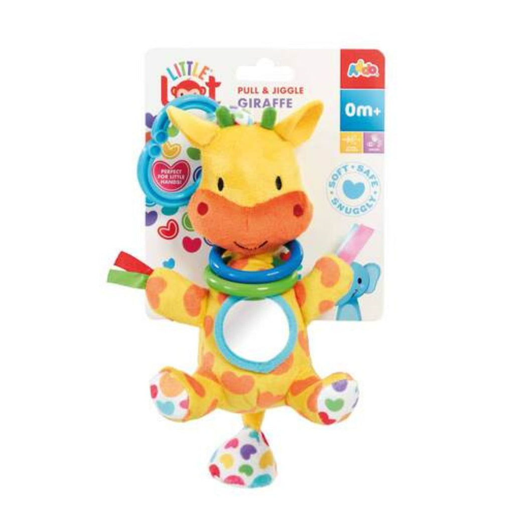 Addo Little Lot Pull & Jiggle Giraffe Pram Toy
