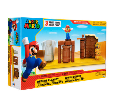 Jakks Super Mario Desert Playset & Mario Figure