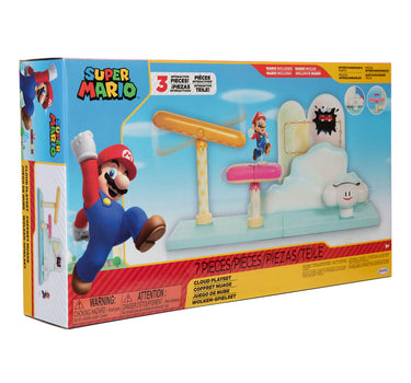 Jakks Super Mario Cloud Playset & Mario Figure