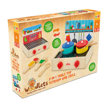 Load image into Gallery viewer, Addo Woodlets 2 In 1 Table Top Kitchen And Grill
